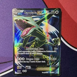 Pokemon Rayquaza EX Full Art Ultra Rare Holo Card Roaring Skies 104/108 170 HP - Image 1