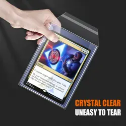 Top Loader Sleeves 100 Pack, Penny for Loaders Trading Card Clear - Image 3