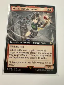 Yuffie, Materia Hunter (Extended Art) ✅ Final Fantasy ✅ Magic (mtg) - Image 1