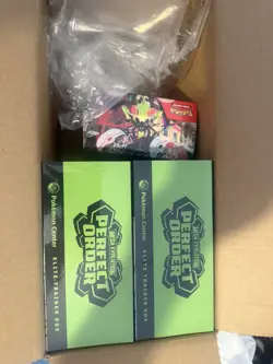 Pokemon TCG Perfect Order Booster Box - Sealed ✅ and 2x Pokemon Centre ETB✅ - Image 1