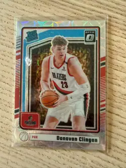 2024-25 Panini Donruss Optic #272 Donovan Clingan Premium Set Scope Prizm /249 - Image 1