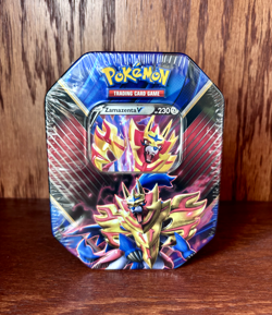 Pokemon Zacian and Zamazenta V Legends of Galar 2021 Pokemon TCG Tin Set - Image 2