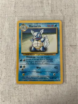 Pokemon TCG Base Set - Wartortle 042/102 Regular 1999 Vintage (MP/HP) - Image 1
