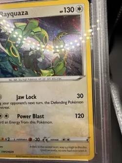 2020 Pokemon SWSH Rayquaza Holo Triple Blisters Pack BSP Promo #029 PSA 10 Swirl - Image 2