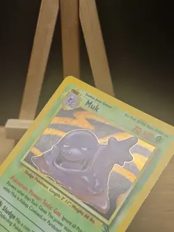 Pokemon 1999 WOTC Fossil Holo Rare Muk 13/62 - Moderately Played - Image 3