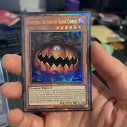 Pumpking the King of Grave Ghosts Collector's Rare MZMU-EN001 YuGiOh - Image 1