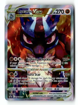 Pokemon Card Lucario VSTAR - LP SWSH: Sword & Shield Promo Cards Promo SWSH291 - Image 1