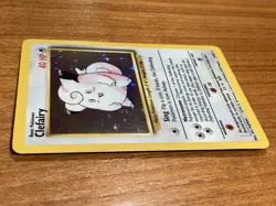 1999 Pokemon Clefairy 1st Edition Base 5/102 Holo Excellent TCG WOTC Card - Image 5