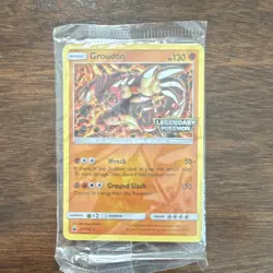 Pokemon Groudon 081/168 Promo Miscellaneous Cosmos Holo Basic 130 HP Card - Image 1