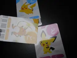 Pokemon Music Musical Note Card 2015 x3 Pikachu Pichu Raichu #3563 - Image 5