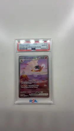 2023 POKEMON MEW EN-151 SPECIAL ILLUSTRATION RARE #199 CHARIZARD EX PSA 10 - Image 1