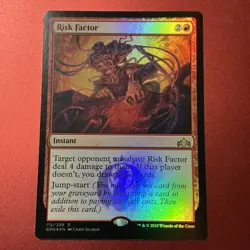 MTG FOIL Risk Factor - Guilds of Ravnica #113 NM M Rare - Image 1