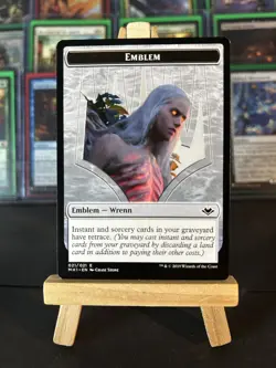 Token - Emblem - Wrenn and Six / Illusion X1 - 021/021 Modern Horizons - MTG NM - Image 1
