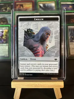 Token - Emblem - Wrenn and Six / Illusion X1 - 021/021 Modern Horizons - MTG NM - Image 4