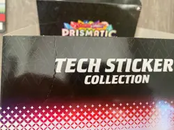 Pokemon Prismatic Evolutions Tech Sticker Collection Blister 2x Set Sealed & box - Image 5