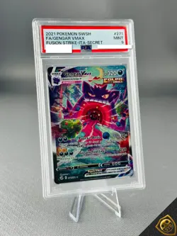 Pokemon Gengar Vmax 271/264 Psa 9 Colpo Fusione Full Art #271 Italiana - Image 1