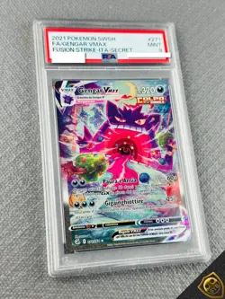 Pokemon Gengar Vmax 271/264 Psa 9 Colpo Fusione Full Art #271 Italiana - Image 4