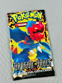 Pokemon Bustine Dragon Vault x5 pack Rayquaza Dragonite Haxorus Salamence VUOTE - Image 1