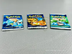 Pokemon Charizard Venusaur Blastoise Base Set Wizard Bag x3 Empty/Empty - Image 2