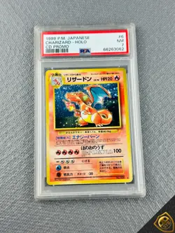 Pokemon Charizard CD Promo #6 006 PSA 7 Holo Carta Giapponese 1999 - Image 4