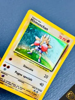 Hitmonchan 7/102 Set Base ITA - Carta Pokemon Rara Holo WOTC - Image 3