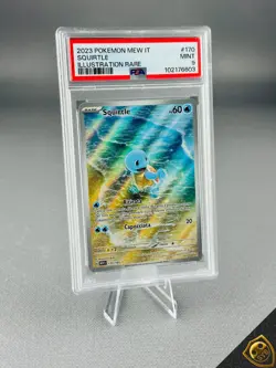 Pokemon Squirtle 170/165 Full Art Alternative ITA PSA 9 - MEW 151 mint - Image 1