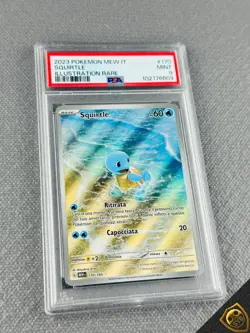 Pokemon Squirtle 170/165 Full Art Alternative ITA PSA 9 - MEW 151 mint - Image 3