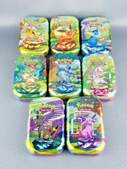 Pokemon Evoluzioni Prismatiche x8 Mini Tin - Sealed ITA - Artset Completo - Image 1