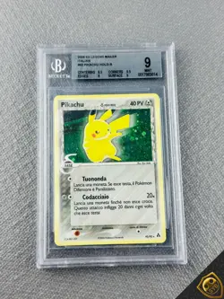 Pokemon Pikachu EX Legend Maker Holo R #93 BGS 9 MINT Italiano Possibile psa10 - Image 4