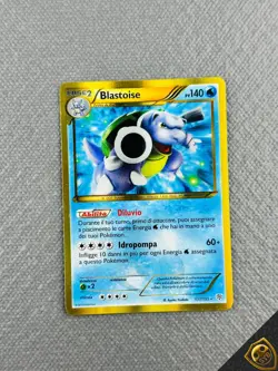Pokemon Blastoise 137/135 Hurricane Plasma Holo Gold Ultra Rare *VERY NICE* - Image 1