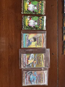 Pokemon Sealed Booster Pack collection - Vintage And Modern Lot - Image 3