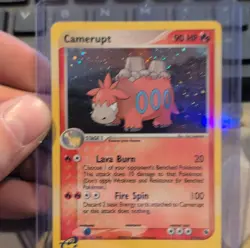 Camerupt EX Ruby & Sapphire 4/109 Holo Rare Pokemon Fire 90HP Lava Burn English - Image 1