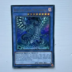 YUGIOH BLUE-EYES CHAOS MAX DRAGON ULTRA RARE 1ST EDITION NM LDS2-EN016 - Image 1