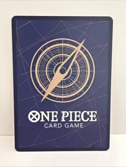 One piece Silvers Rayleigh Rare Non-Foil RED STRAW HAT LOGO (44) OP09-005 NM - Image 2