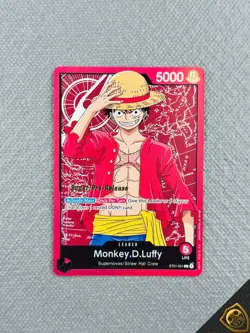Monkey D Luffy St01 001 Super Pre Release One Piece Possibile psa10 ENG Romance - Image 1