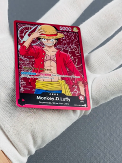 Monkey D Luffy St01 001 Super Pre Release One Piece Possibile psa10 ENG Romance - Image 2