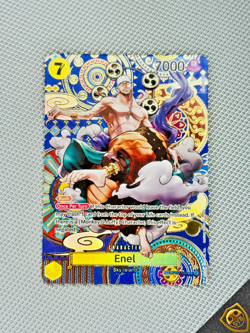 One Piece ENEL OP05-100 SR SP English Special Alt Art Awakening of the New Era - Image 1