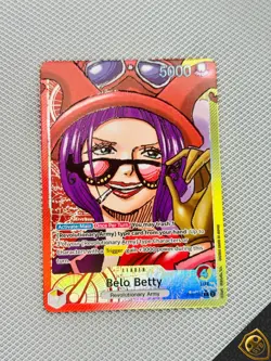 One Piece TCG Belo Betty OP05-002 Awakening Of The New Era - Leader AA - Ingles - Image 1