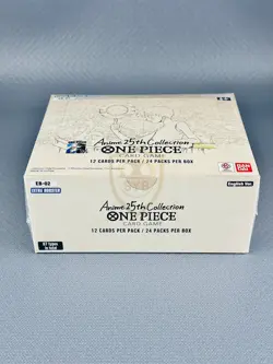 ONE PIECE ANIME 25° ANNIVERSARIO COLLEZIONE EB-02 booster box 24 confezioni ENG - Image 4