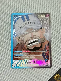 One piece tcg OP05-041 Sakazuki parallel eng alternative art Limited Special - Image 1