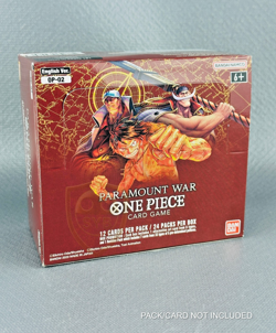 One Piece Op-02 Parmount War Box ENG First Edition 1ed Red Bottom OP02 EMPTY - Image 1