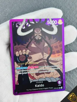 Kaido ST04-001 Leader Super Pre-Release foil One Piece Animal Kingdom ENG - Image 3
