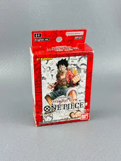 One Piece ST-01 + St04 Super Pre Release Deck VUOTO EMPTY - Image 1