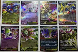 Lot Of 8 Mega Ex Pokemon Cards (ASC EN, PFL EN, POR EN)- Near Mint - Image 1