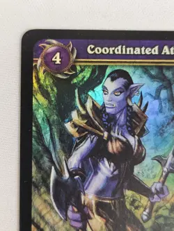 World of Warcraft TCG Coordinated Attack Epic Foil Card WOW CCG Onyxia Lair - Image 2