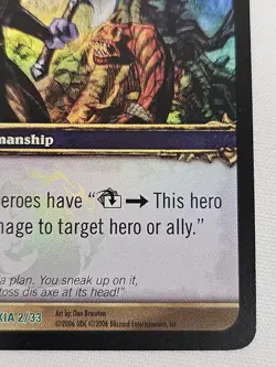 World of Warcraft TCG Coordinated Attack Epic Foil Card WOW CCG Onyxia Lair - Image 4