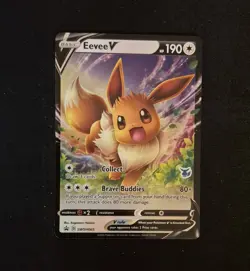 Lot of 4 Eevee Pokemon cards - HiddenFates- Promo- V- Lot # 34 - Image 5