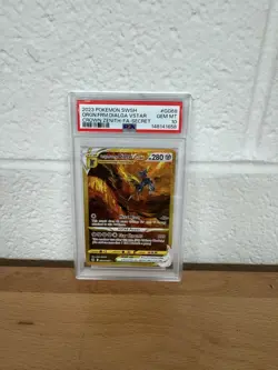 2023 Pokemon Origin Forme Dialga VSTAR GG68/GG70 Crown Zenith PSA 10 Gem Mint - Image 1