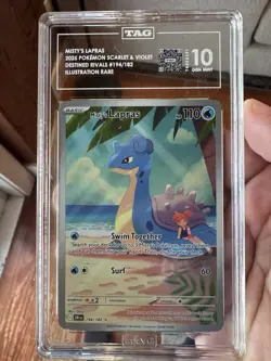 Pokemon TCG Misty's Lapras Destined Rivals 194/182 TAG 10 - Image 1