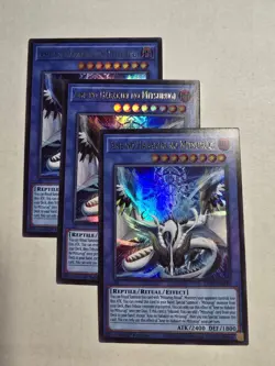 3x Ame no Habakiri no Mitsurugi 1st Edition Ultra Rare L26D-ENM10 Yu-Gi-Oh! - Image 1